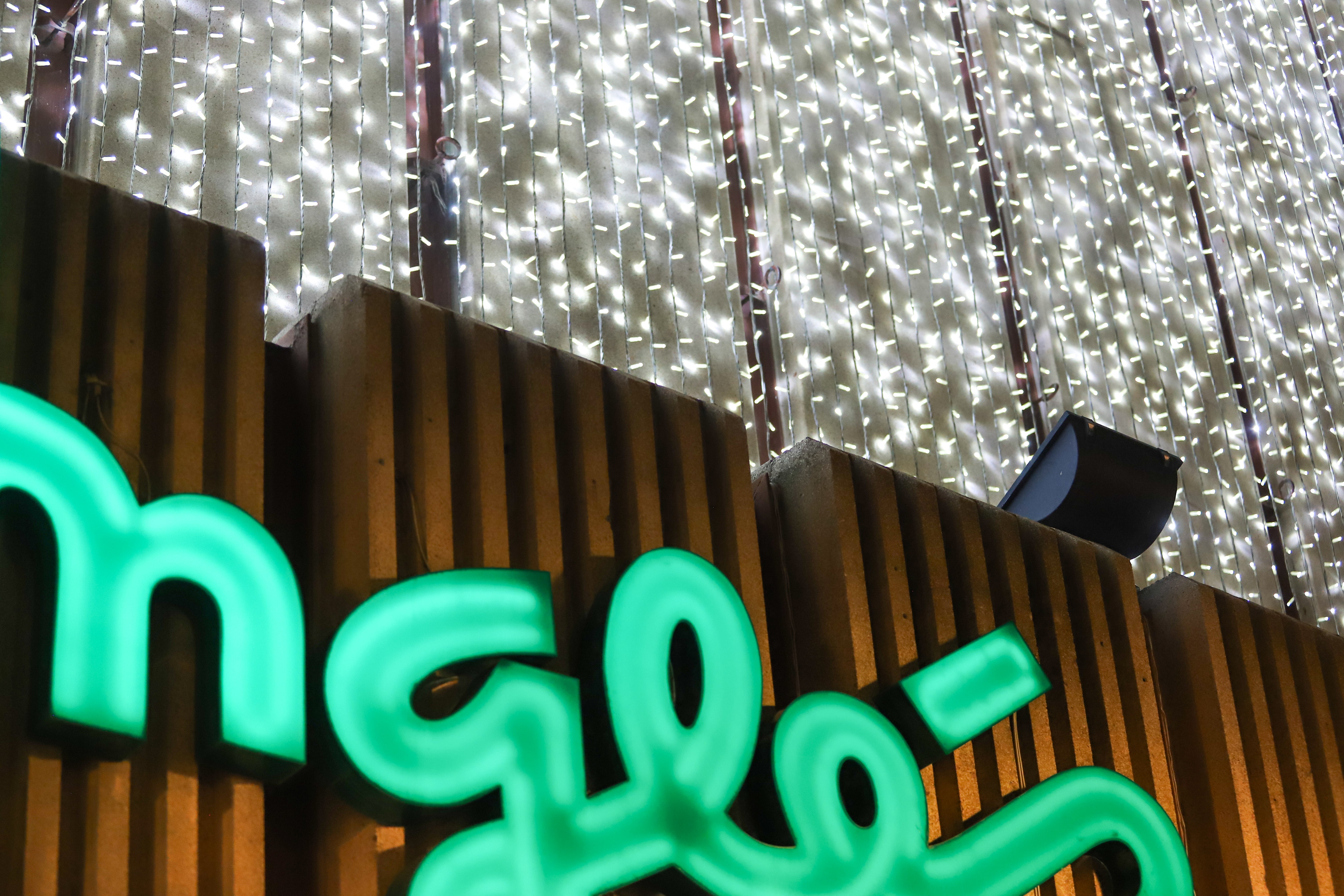 Las imágenes del alumbrado navideño en Granada de El Corte Inglés