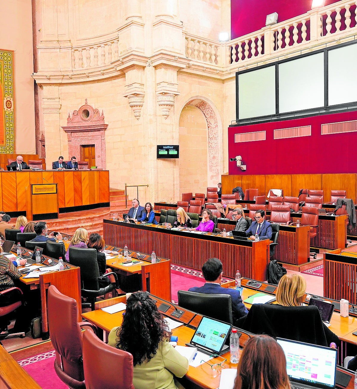 Rocío Hernández, durante su comparecencia.