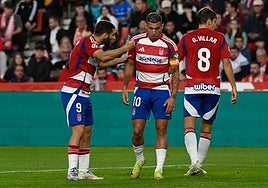 Wiesmann y Uzuni, dos jugadores con peso en el Granada,.