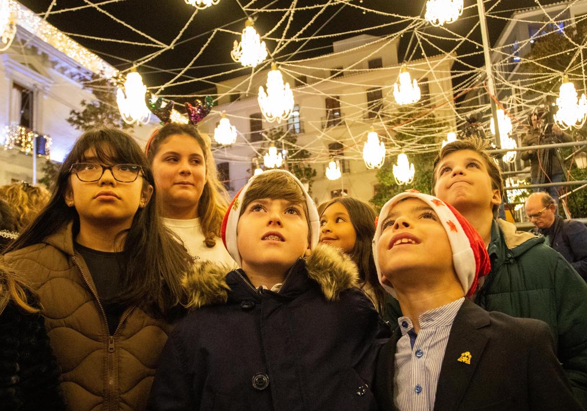 Las imágenes del encendido de Navidad en Granada