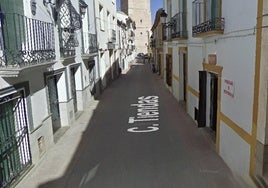 Calle Tiendas de Orce, donde se vendió el boleto ganador de La Primitiva.