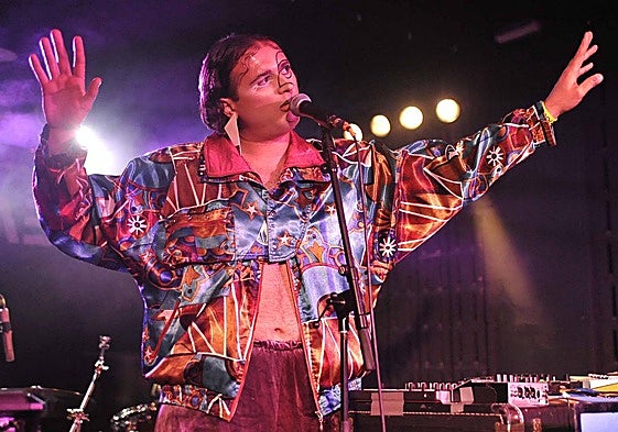 García Picasso, durante un concierto