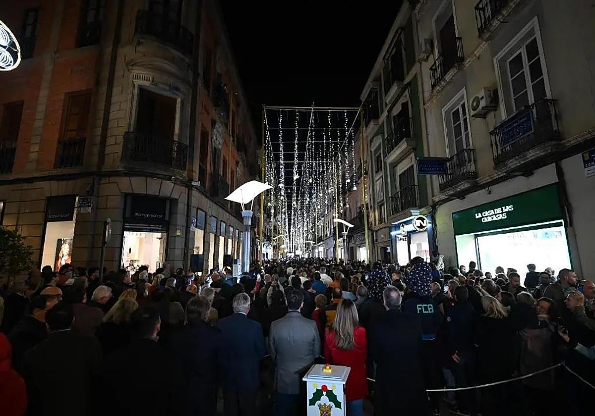 La Corporación Municipal da inicio al encendido navideño de Linares.