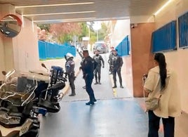 Imagen de los incidentes en Neurotraumatología la semana pasada.