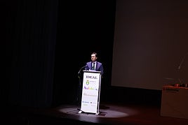 El alcalde de El Ejido, Francisco Góngora,en su intervención.