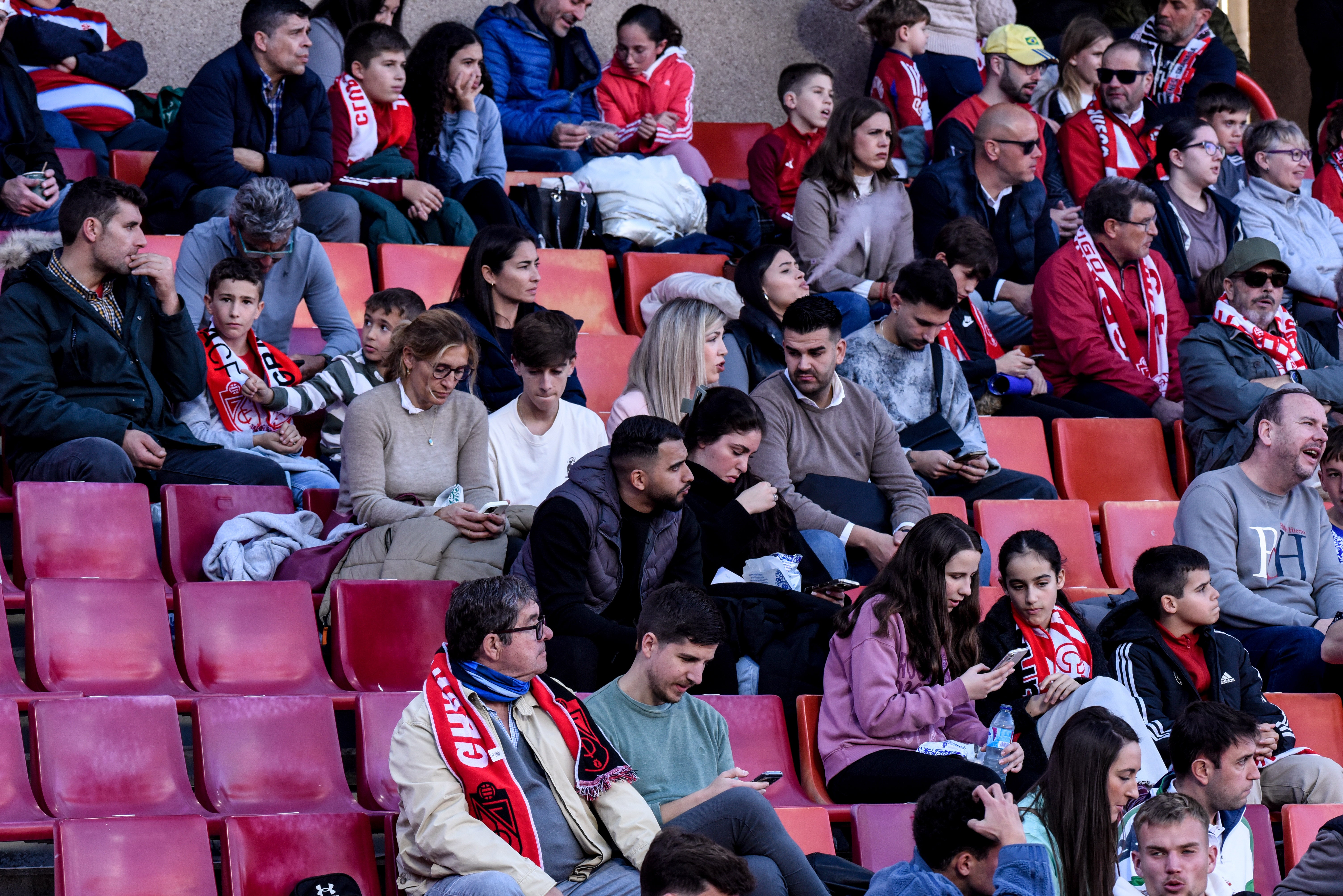 Búscate en la grada de Los Cármenes en el Granada-Racing