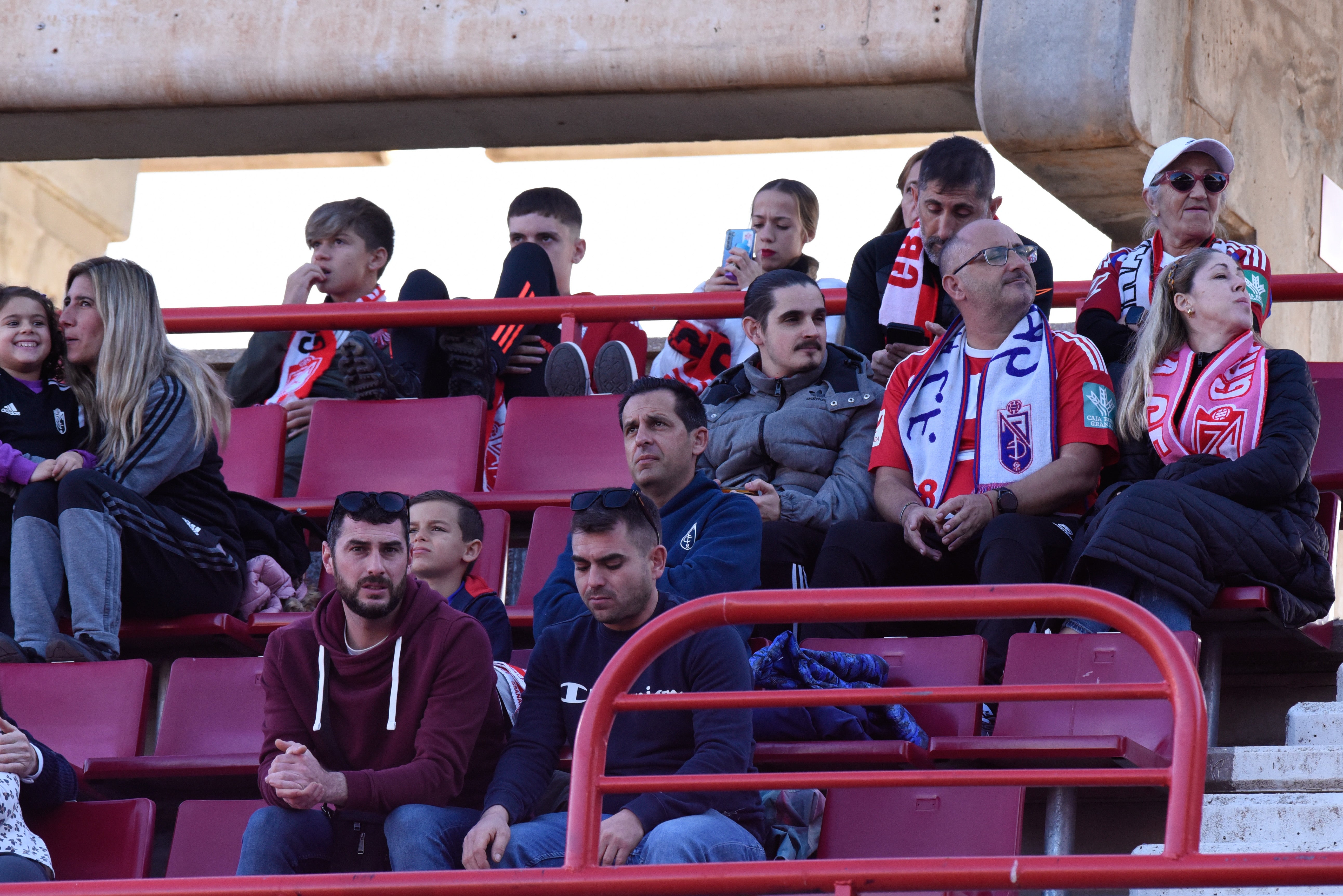 Búscate en la grada de Los Cármenes en el Granada-Racing