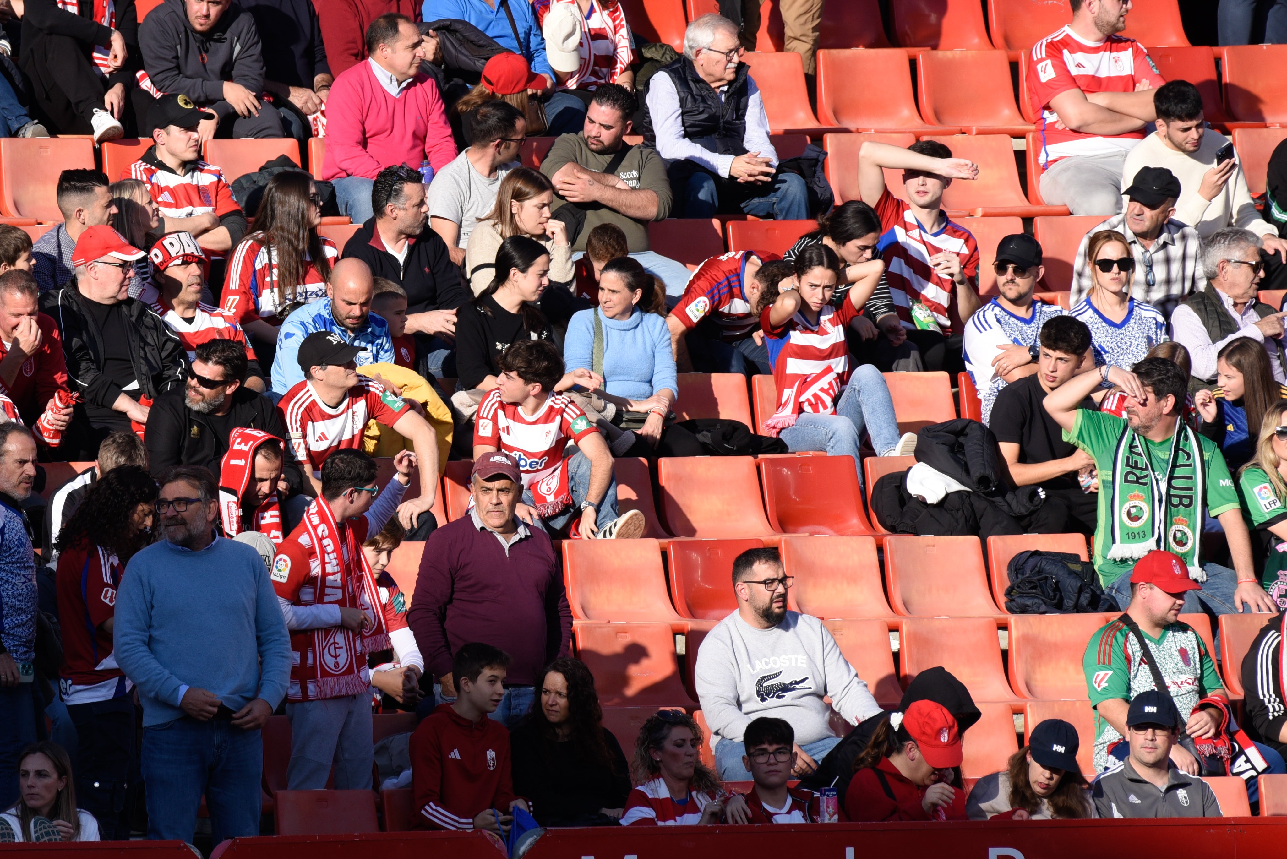 Búscate en la grada de Los Cármenes en el Granada-Racing