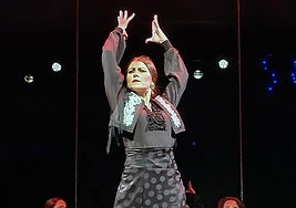 Momento del espectáculo.