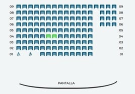 Detalle de una compra online de entradas de la web de Kinepolis.