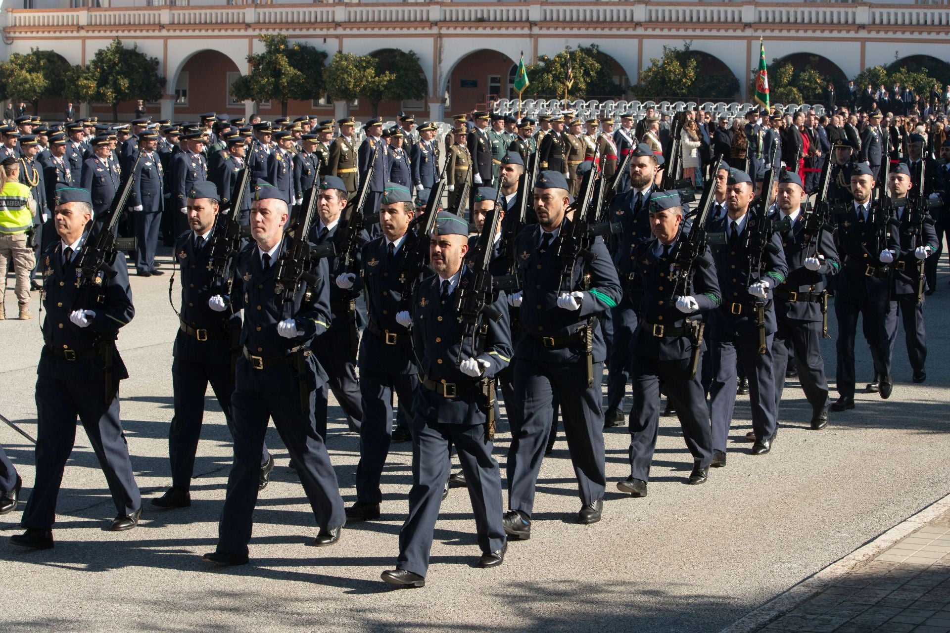 Las imágenes de la celebración de la Virgen de Loreto en la Base Aérea de Armilla