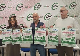 Rueda de prensa de CSIF Jaén.