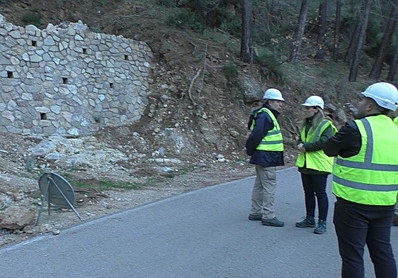 Uno de los diques de Navahondona.
