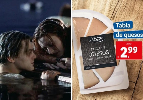 La campaña de Lild que causa furor al comparar su tabla de quesos con la del Titanic.