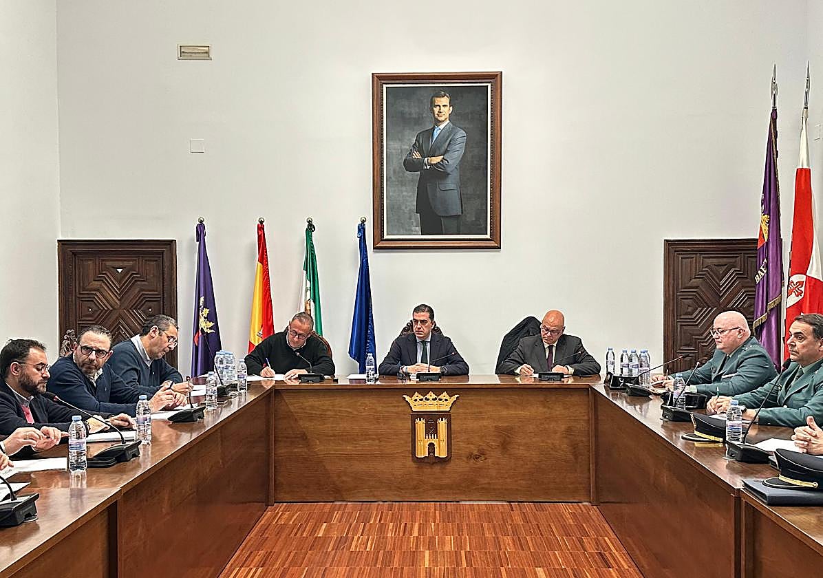 Reunión de la Junta Local de Seguridad de Baeza
