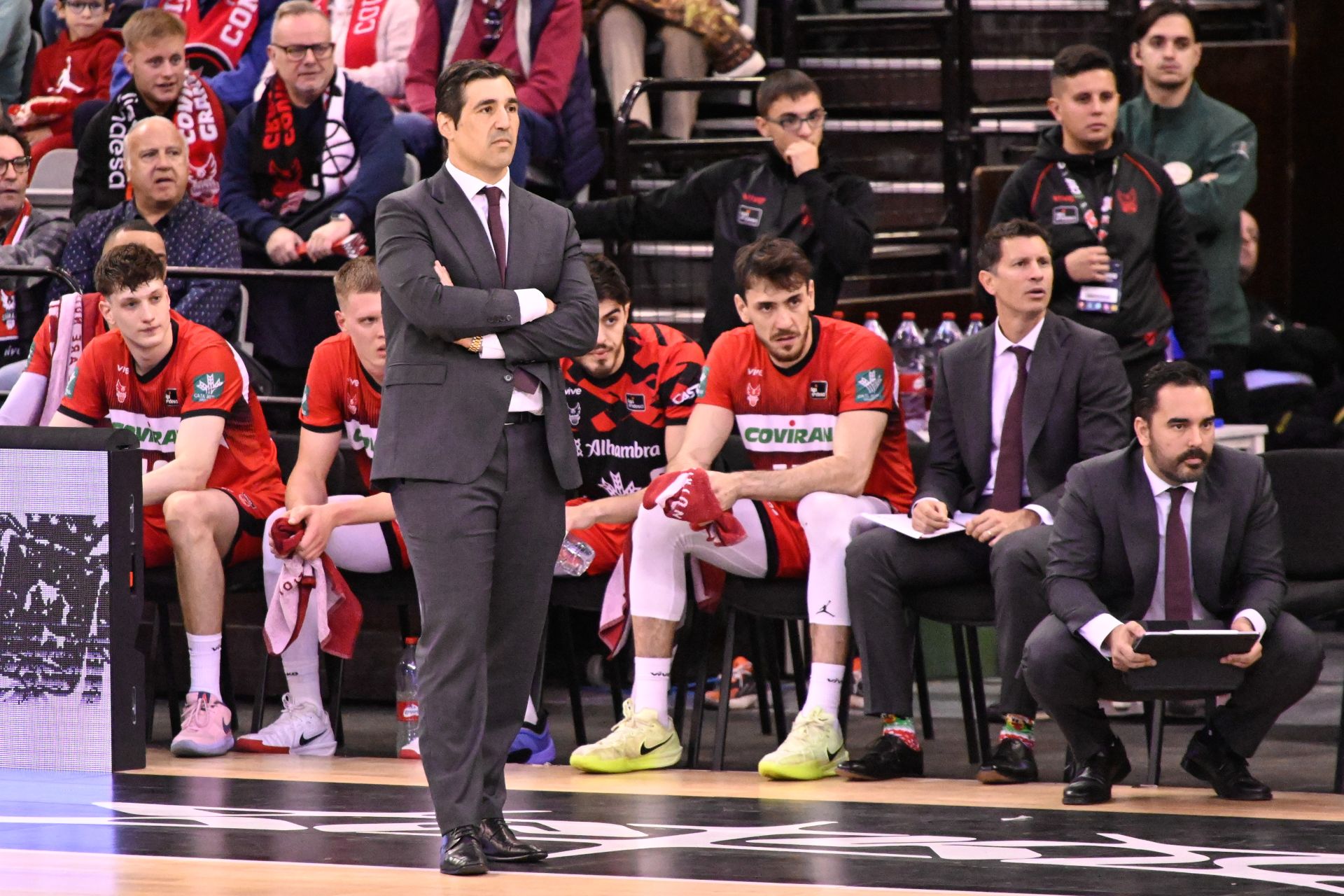 Pablo Pin, durante el último partido ante el Joventut.