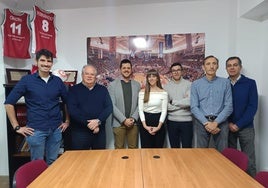 Miembros de la nueva directiva de la Asociación Granadina de Periodistas Deportivos.