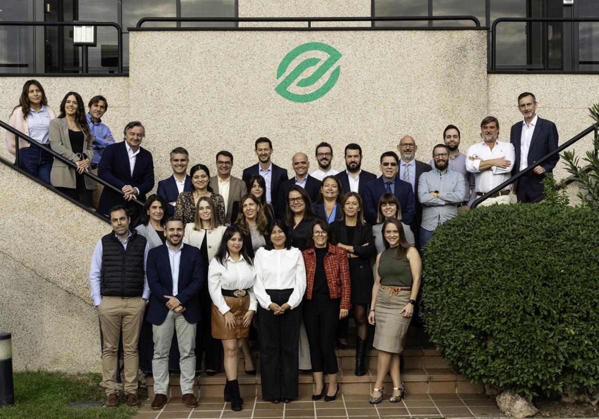 Parte del equipo en las oficinas Negratín Madrid