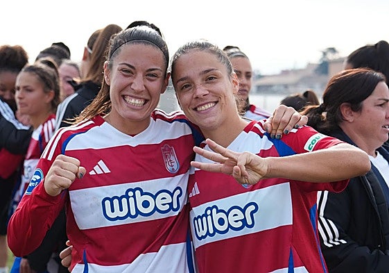 Felicidad en el Granada femenino tras ganar al Madrid CFF.
