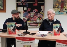 Francisco Fuentes García en la presentación de su libro.