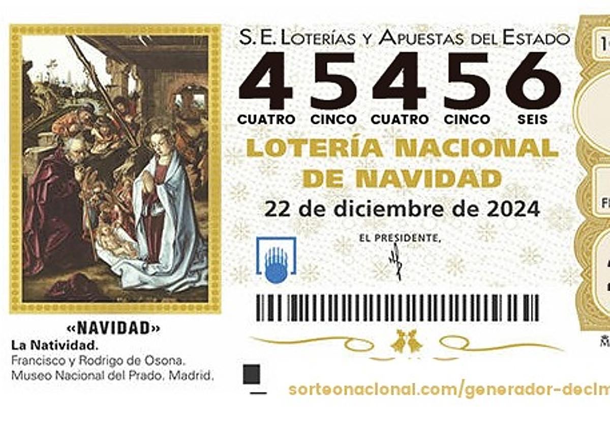 Lotería de Navidad 2024.