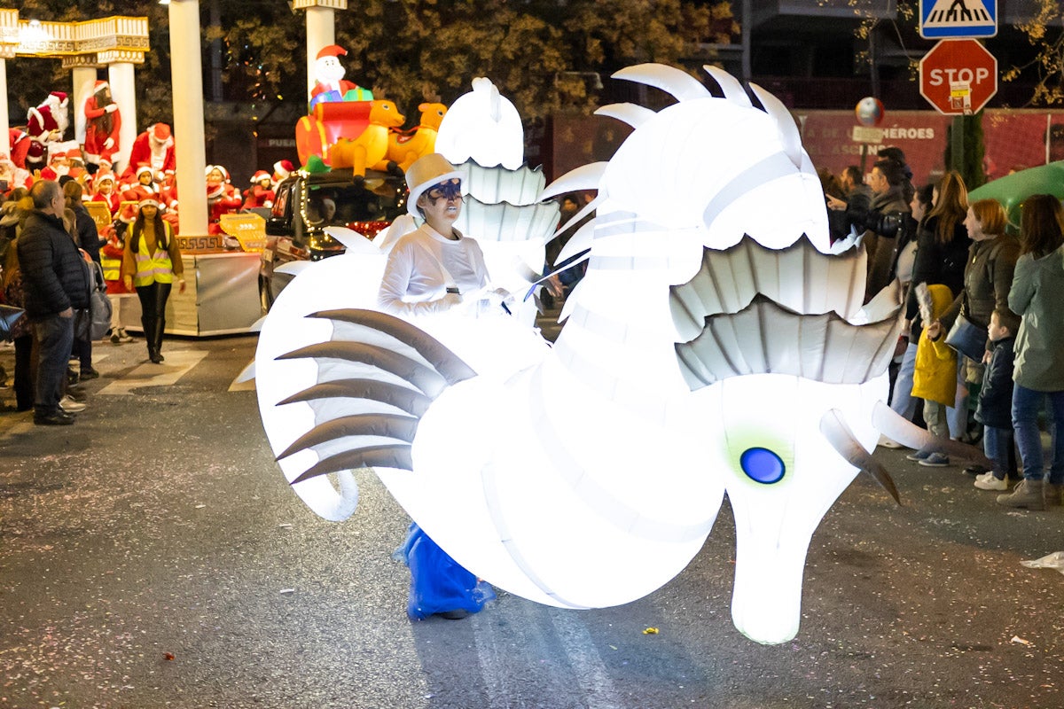 Las imágenes de la cabalgata de Papá Noel en Granada