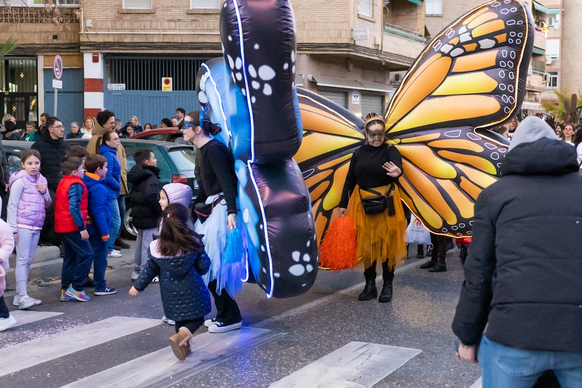 Las imágenes de la cabalgata de Papá Noel en Granada