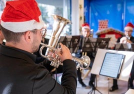 Uno de los conciertos de Navidad en el Hospital de Jaén