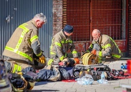 Las imágenes tras el incendio de Granada en el que ha muerto un bebé