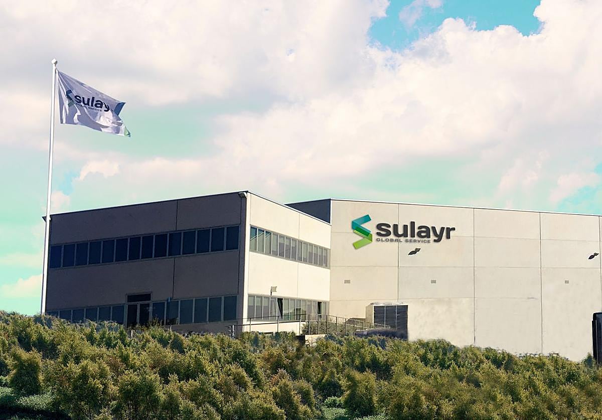 Una de los edificios de la empresa.