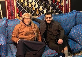 Turki junto con el dueño del Manchester City.