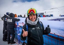 María José Rienda, en Sierra Nevada el pasado mes de marzo.