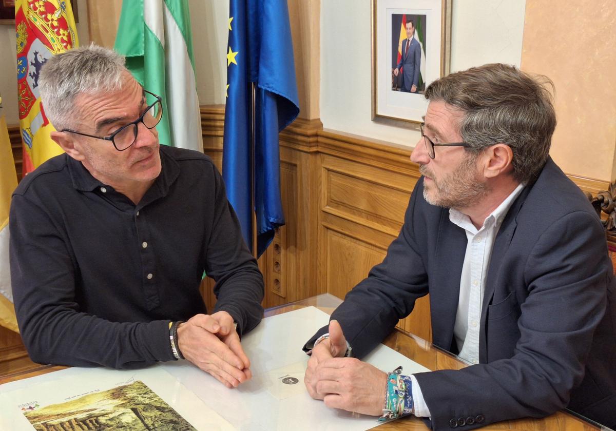 Imagen de la reunión entre Miguel Contreras y Luis Mariano Camacho