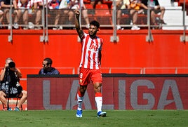 Luis Suárez, delantero del Almería.