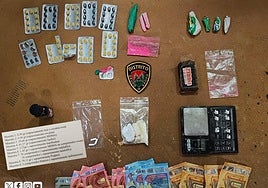 Droga incautada por la Policía Local de Granada.