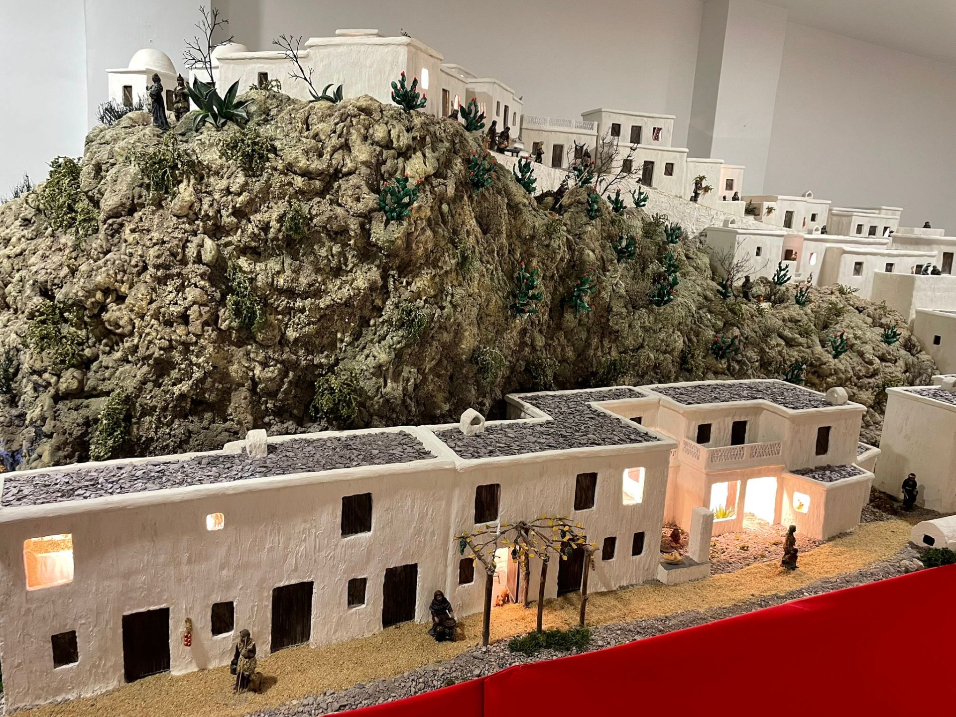 Así es el belén del barrio de Peñarrodada