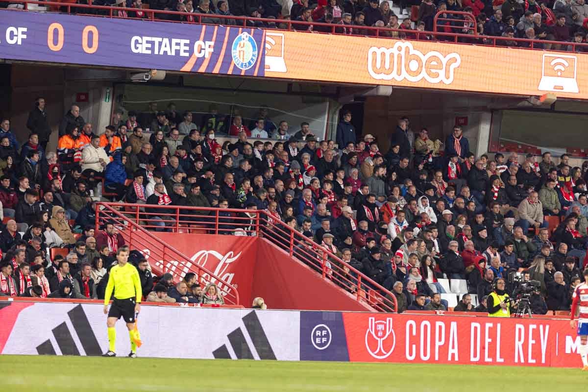 Encuéntrate en Los Cármenes en el partido ante el Getafe