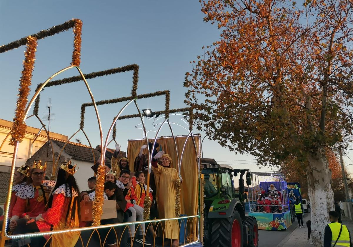 Cabalgata en Fuente Vaqueros.