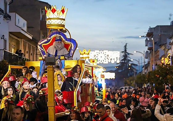 Cabalgata de los Reyes Magos en Pinos Puente.