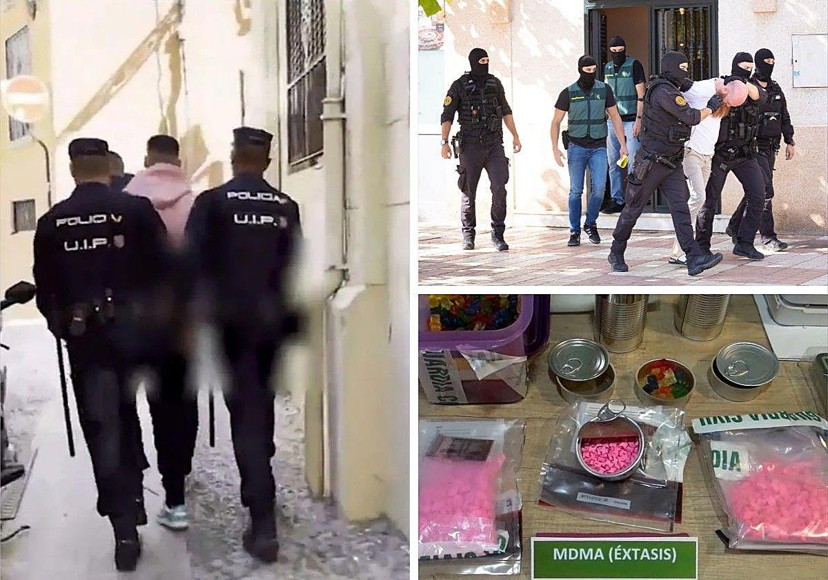 Detenciones y droga incautada este año.