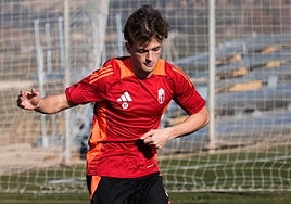 Pontones, durante un entrenamiento.