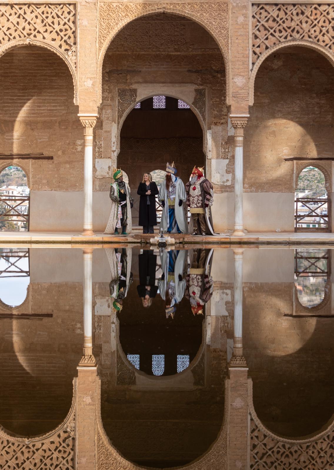 Las imágenes de los Reyes Magos en la Alhambra