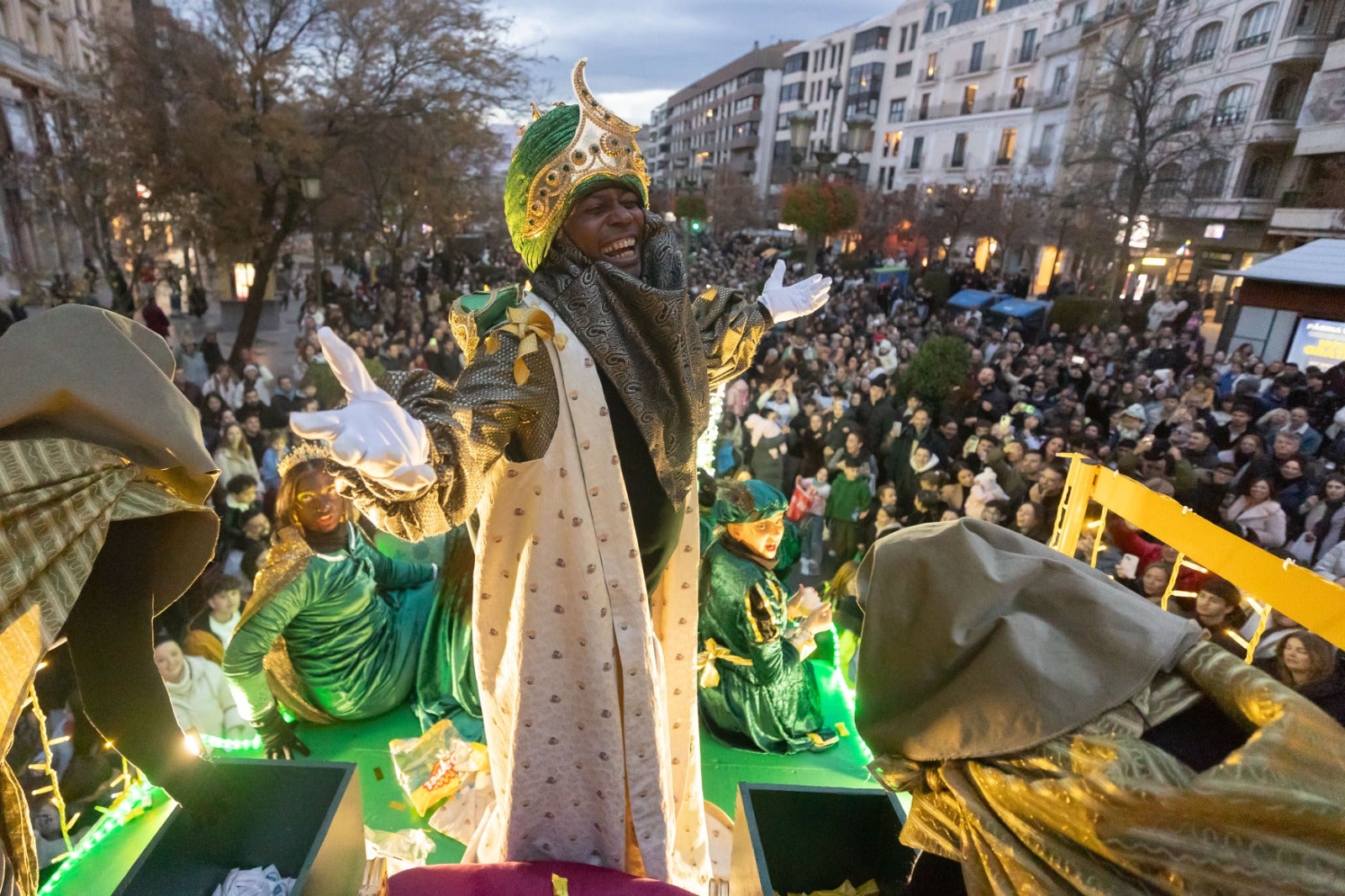 La Cabalgata de Reyes de Granada vista desde dentro