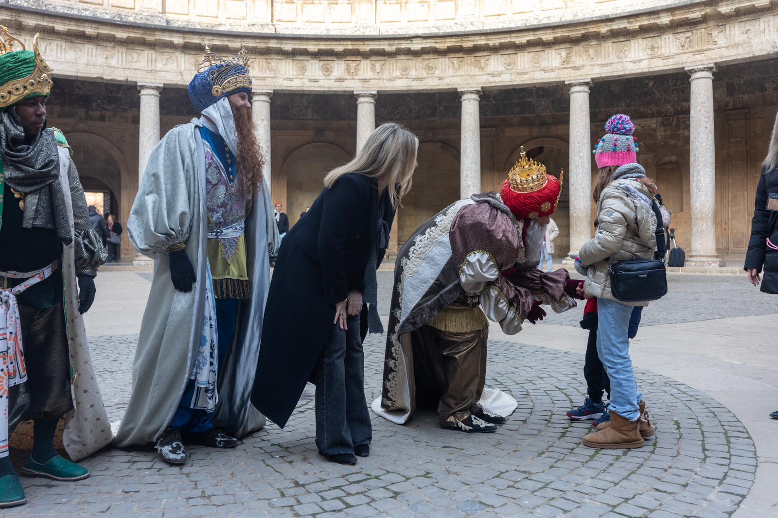 Las imágenes de los Reyes Magos en la Alhambra