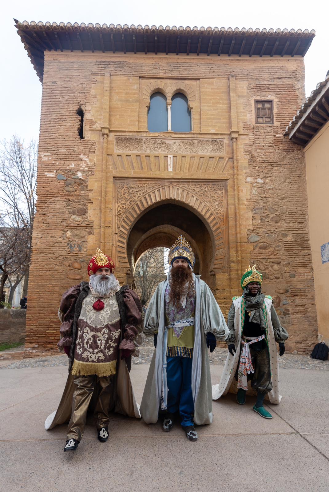 Las imágenes de los Reyes Magos en la Alhambra