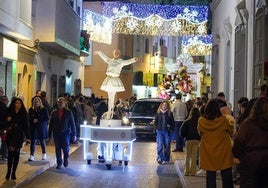 Uno de los momentos de la cabalgata en Huércal de Almería