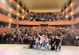 El humor 'made in Almería' de Paco Calavera, Kikín, Álvaro Vera y Pepe Céspedes llena de risas el Auditorio