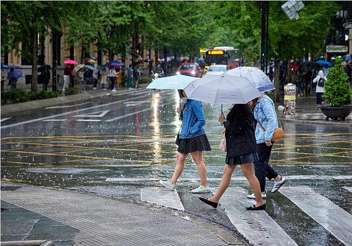 Lluvia en Andalucía.