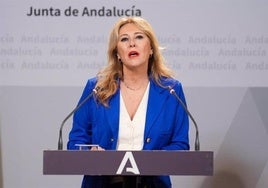 La consejera de Economía y portavoz de la Junta, Carolina España.