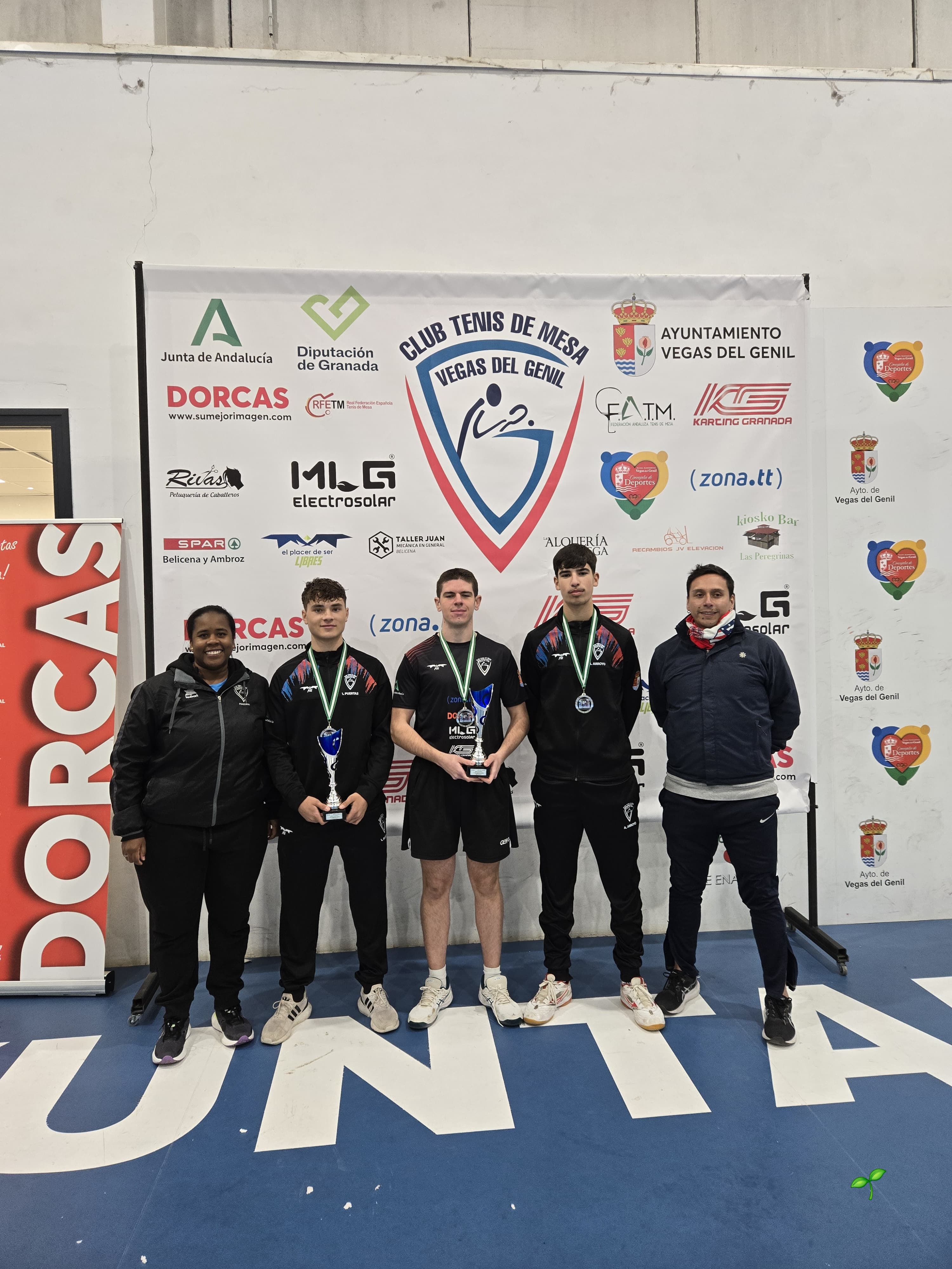 La plantilla del CTM Vegas del Genil.